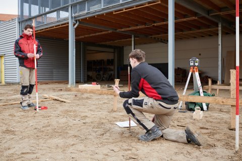 Studenten bouwkunde